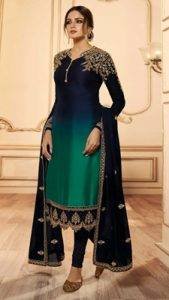 C Georgette Lehenga Kameez